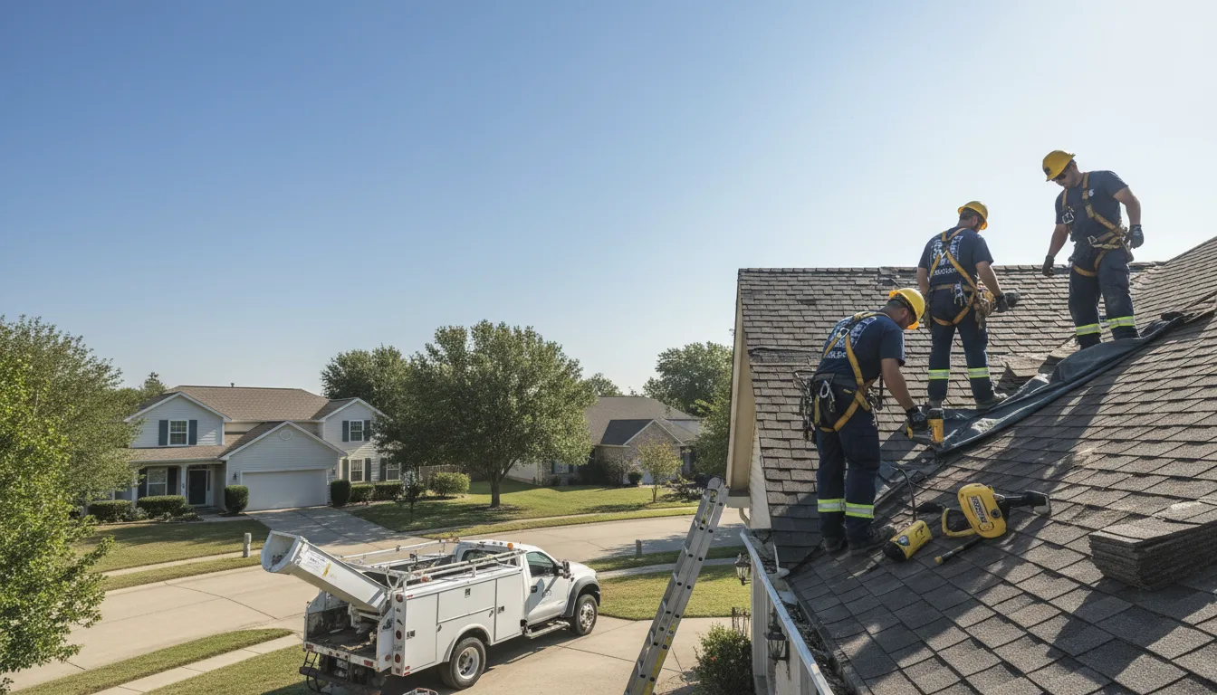 Emergency Roof Repair in Stowell, TX near me